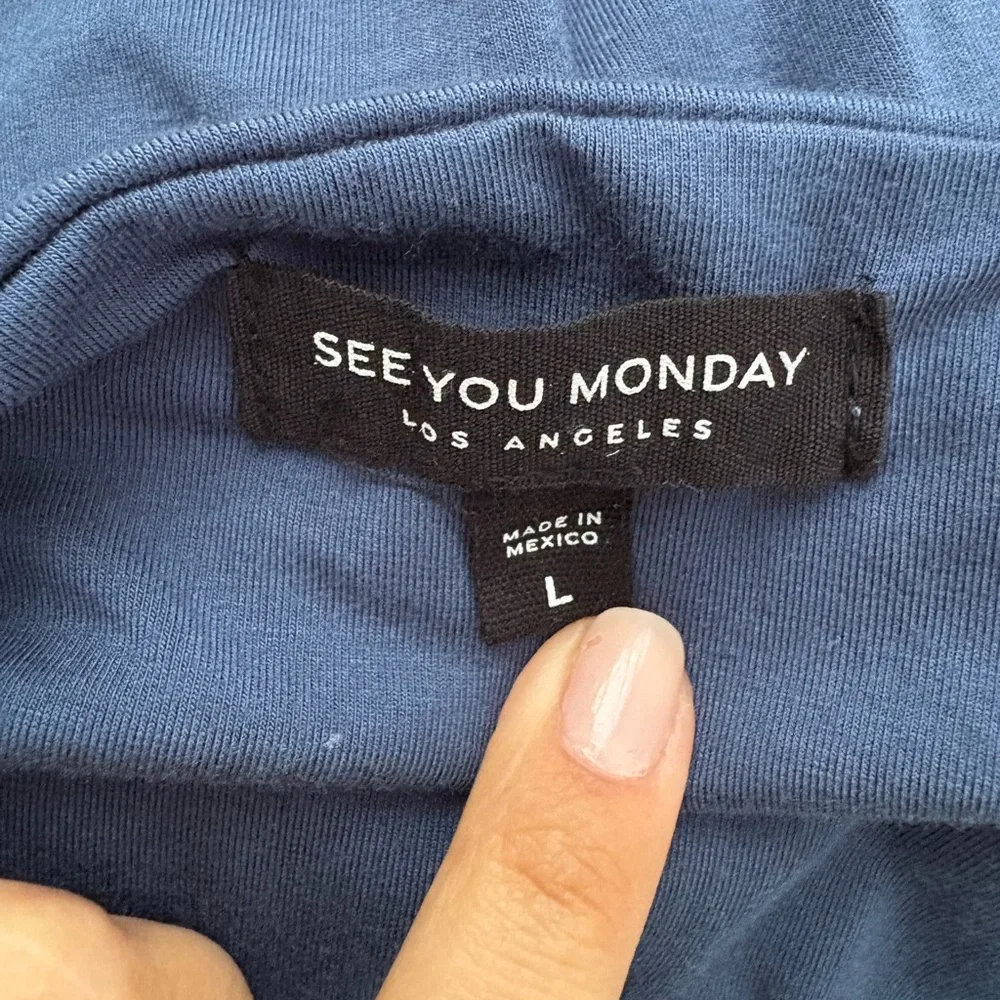 Seeyou Blue Bodycon Cocktail Dress - Picture 5 of 6